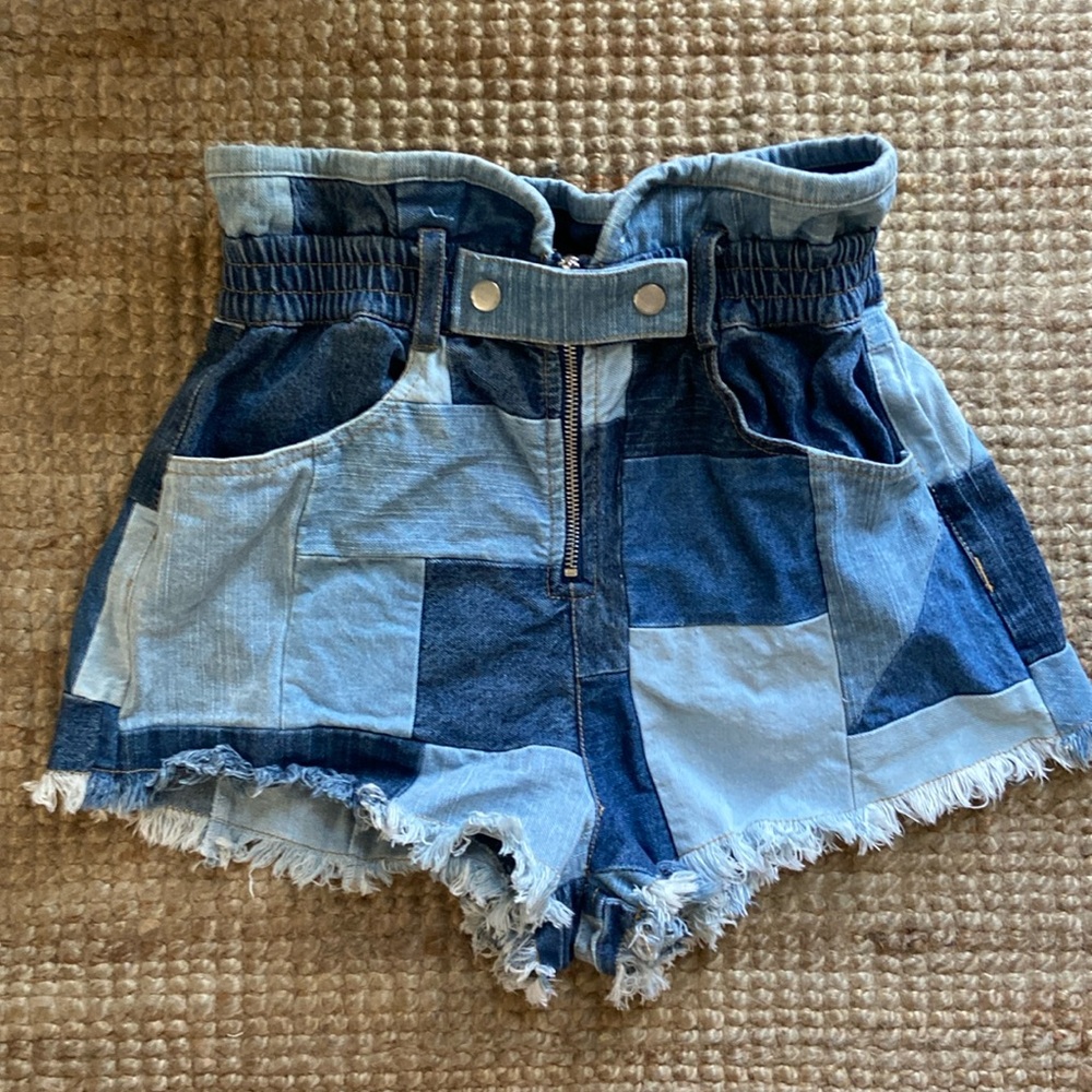 Sea Diego patchwork denim shirt size US 4.